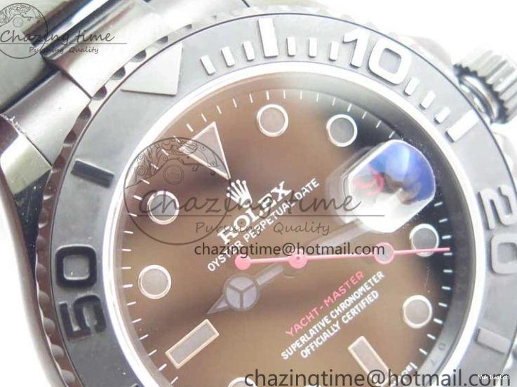 VR3135 Yacht-Master VRF Dial 116622 DLC Best Edition on Black Bracelet DLC 0425